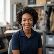 AI-generated portrait of Taylor Avery, a fictional technician